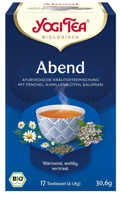 Produktfoto zu Yogi Abend Tee Teebeutel 17x1,8gr