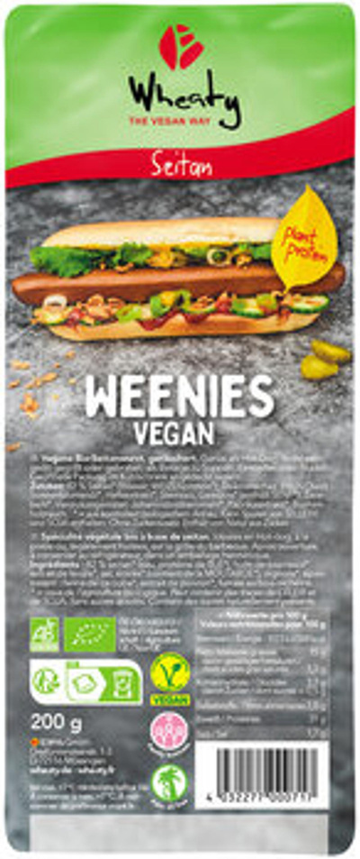 Produktfoto zu Weenies Würstchen vegan 200 g