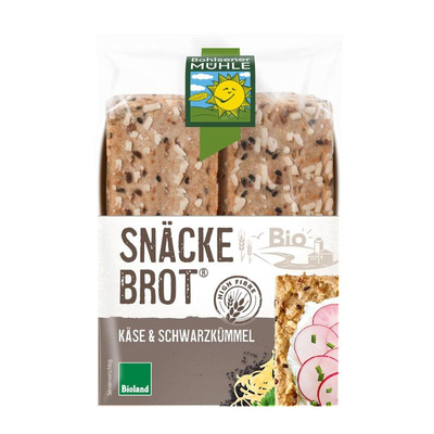 Produktfoto zu Snäckebrot Schwarzkümmel u. Käse, 200g