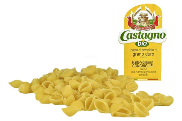 Produktfoto zu Muschel-Nudeln Halbvollkorn, 500g