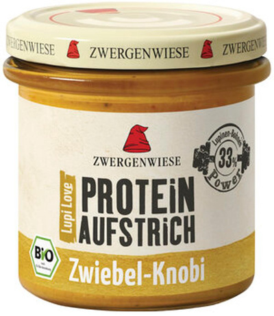 Produktfoto zu LupiLove Aufstrich Zwiebel-Knoblauch, 135g