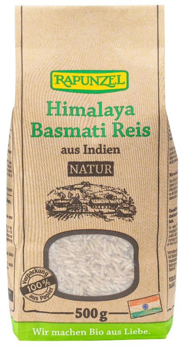 Produktfoto zu Basmati Reis, natur 500gr
