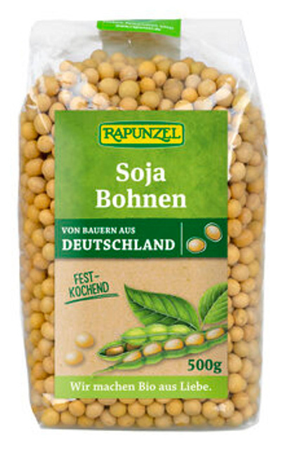 Produktfoto zu Sojabohnen 500gr