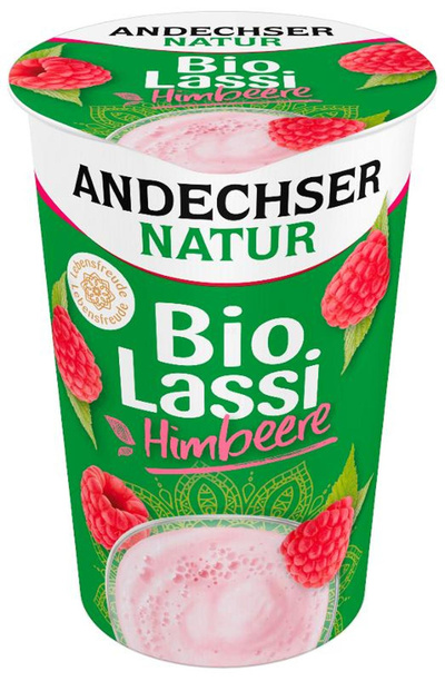 Produktfoto zu Joghurt Lassi Himbeere 250gr