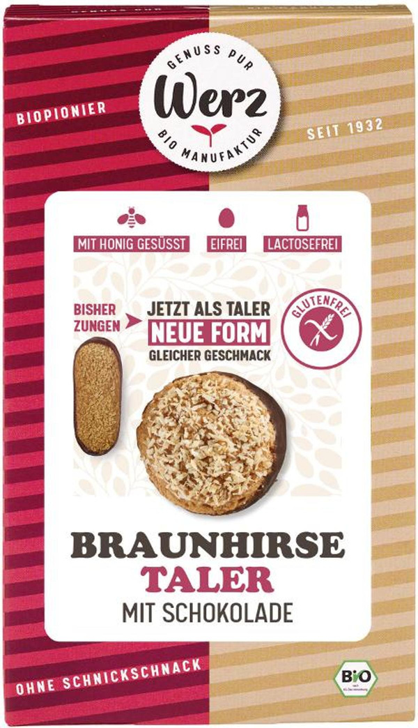 Produktfoto zu Braunhirse-Taler, glutenfrei 150gr