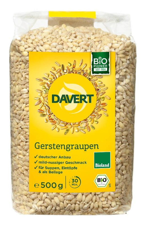 Produktfoto zu Gerstengraupen, 500g