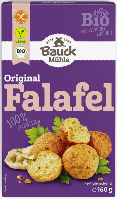Produktfoto zu Falafelmischung glutenfrei zum Anrühren 160gr