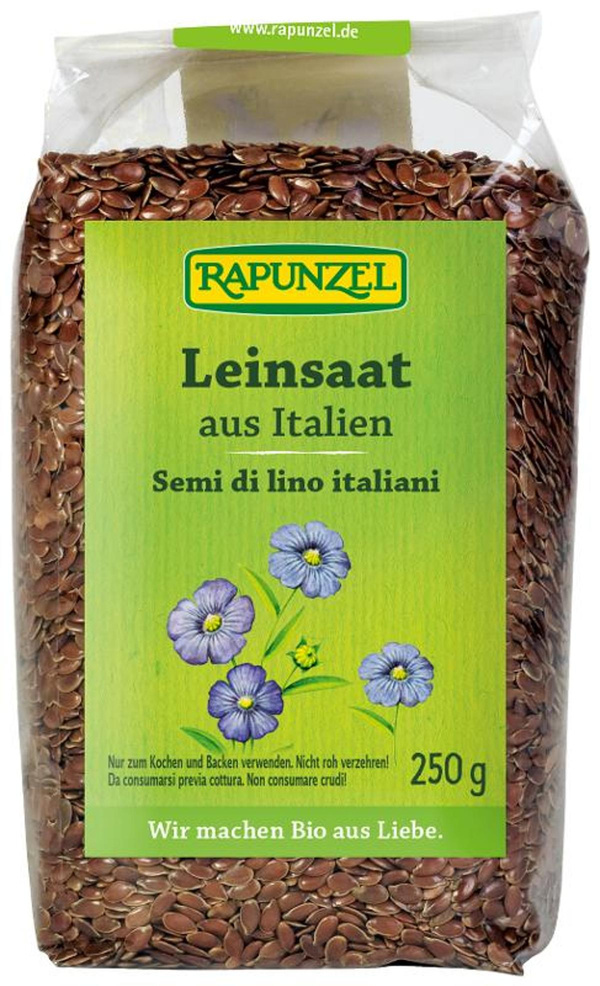 Produktfoto zu Leinsaat braun 250gr