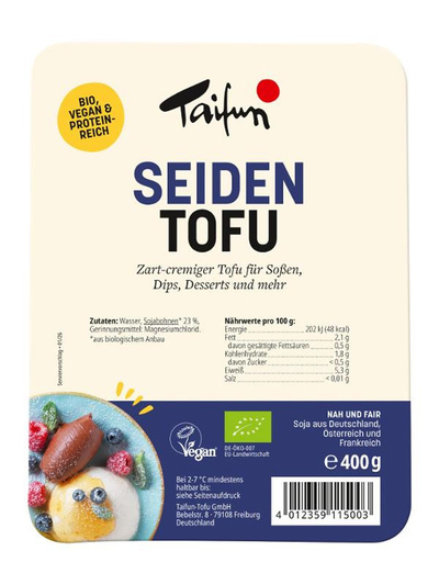 Produktfoto zu Seidentofu natur 400gr