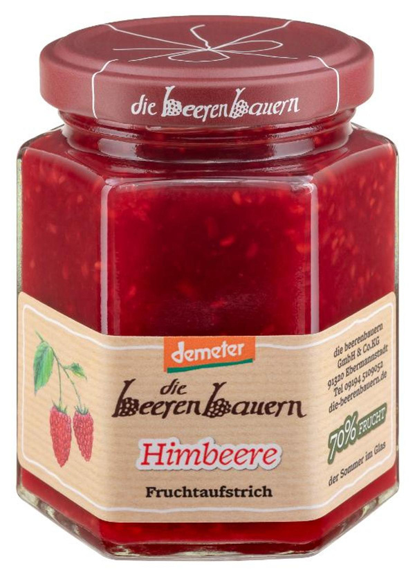 Produktfoto zu Himbeere Fruchtaufstrich 200gr