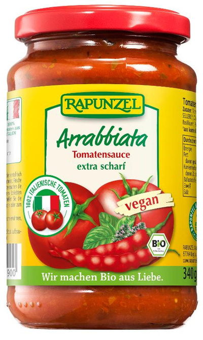 Produktfoto zu Tomatensauce Arrabbiata 340gr