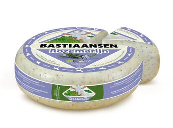Produktfoto zu Ziegengouda Rosmarin, Stück ca. 200 g