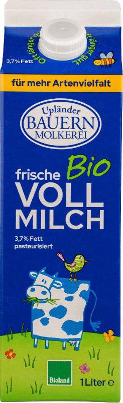 Produktfoto zu Vollmilch, frisch mind. 3,7%  Fett, Tetra 1 Liter