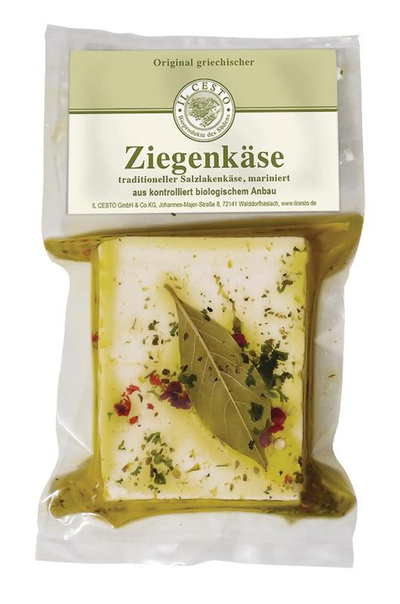 Produktfoto zu Ziegenkäse mariniert, 175g