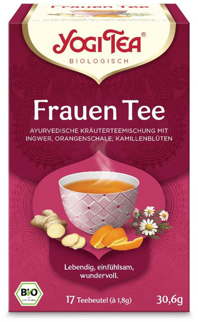 Produktfoto zu Yogi Frauen Tee Teebeutel 17x1,8gr