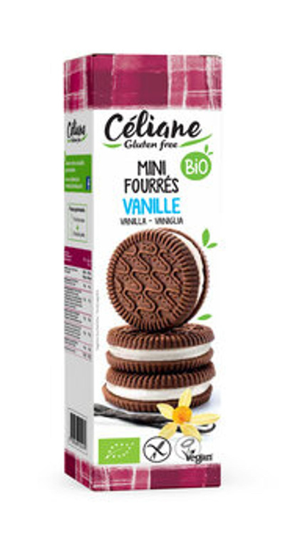 Produktfoto zu Mini-Doppel-Keks mit Vanillefüllung, glutenfrei, 125g