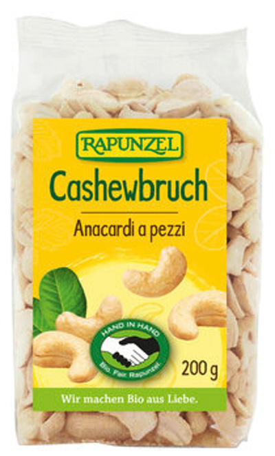 Produktfoto zu Cashewbruch groß Hand in Hand 200gr
