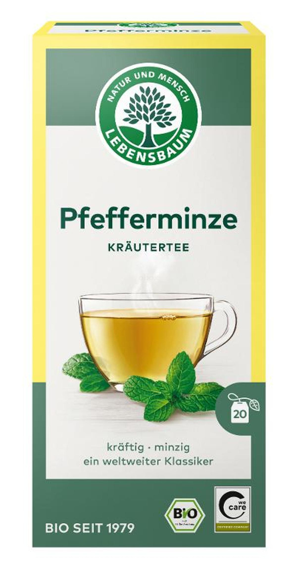 Produktfoto zu Pfefferminz-Tee, demeter, 20x1,5gr Beutel