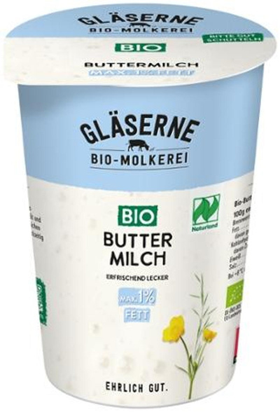 Produktfoto zu Buttermilch natur, 500g