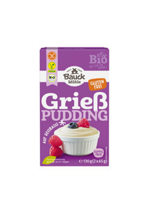 Produktfoto zu Grießpudding glutenfrei 2x65gr