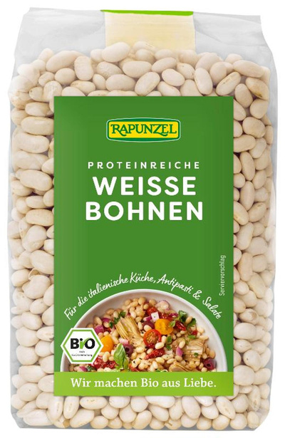Produktfoto zu weiße Bohnen, trocken 500gr