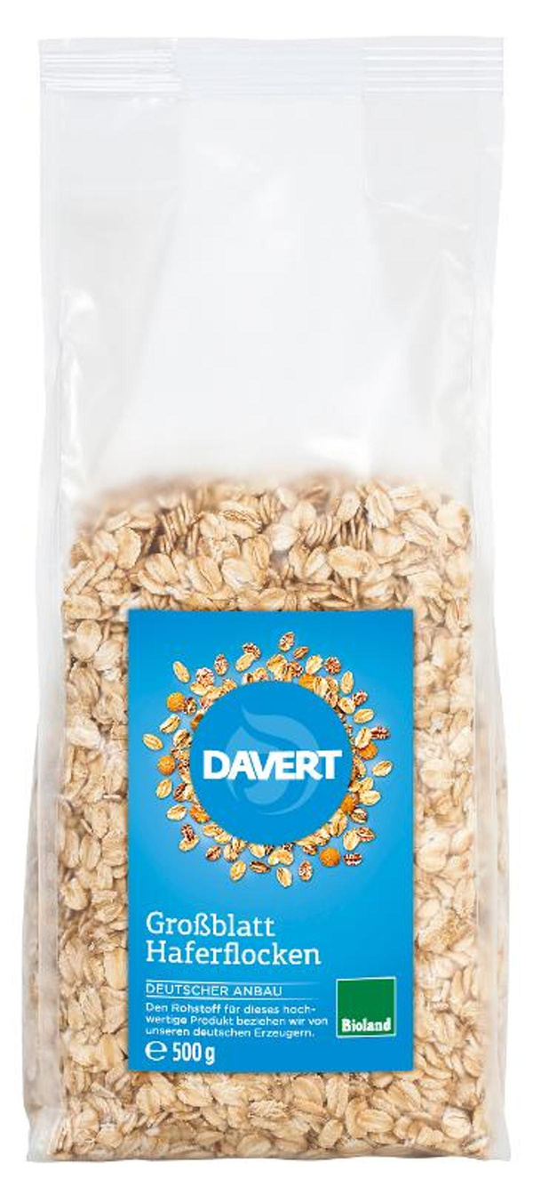 Produktfoto zu Haferflocken, Großblatt 500gr