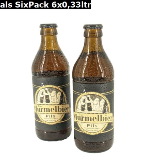 Produktfoto zu APFELBACHERs Murmelbier Craftbeer 4,9 % alk., 6 x 0,33l