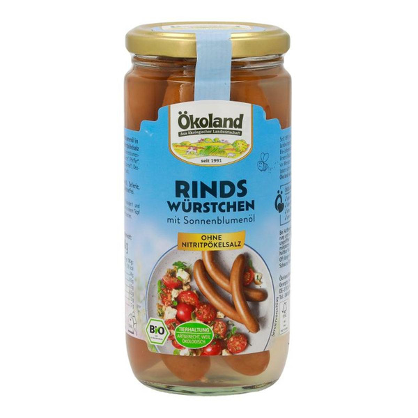 Produktfoto zu Rindswürstchen im Glas, 180g