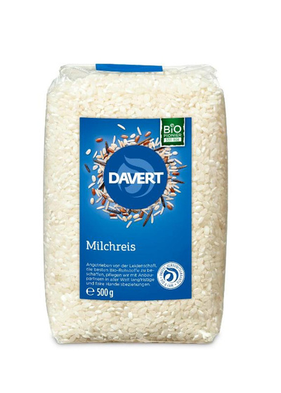 Produktfoto zu Milchreis 500gr Tro_Davert