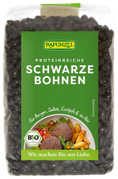 Produktfoto zu Bohnen, schwarz 500gr