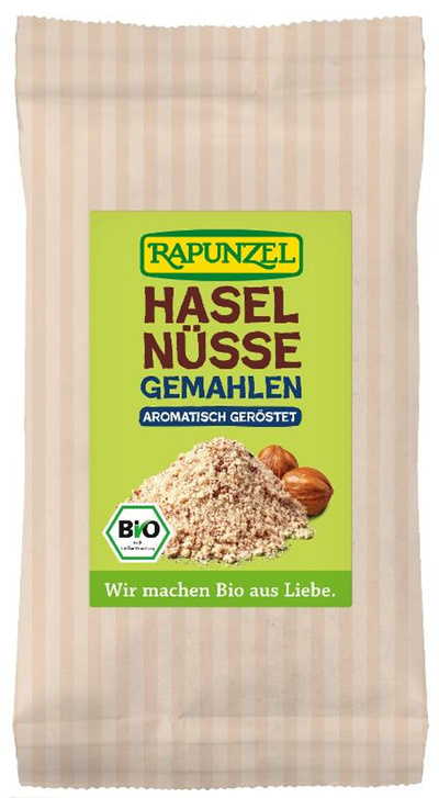 Produktfoto zu Haselnüsse geröstet und gemahlen 125gr