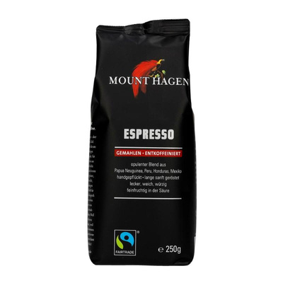 Produktfoto zu Espresso gemahlen entkoffeiniert, 250g