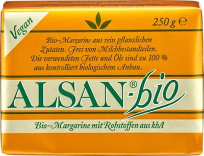 Produktfoto zu Alsan Margarine 250gr