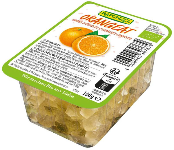 Produktfoto zu Orangeat ohne Weißzucker, 100g