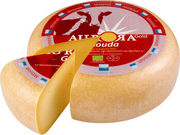 Produktfoto zu Aurora Gold Gouda mittelalt, Stück ca. 250g