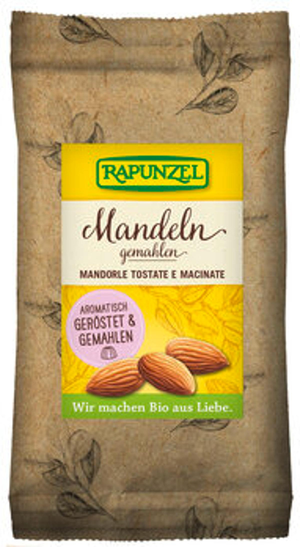 Produktfoto zu Mandeln geröstet und gemahlen 125gr