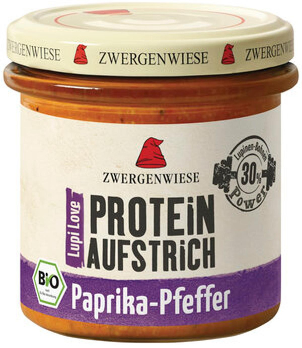 Produktfoto zu LupiLove Aufstrich Paprika-Pfeffer, 165g