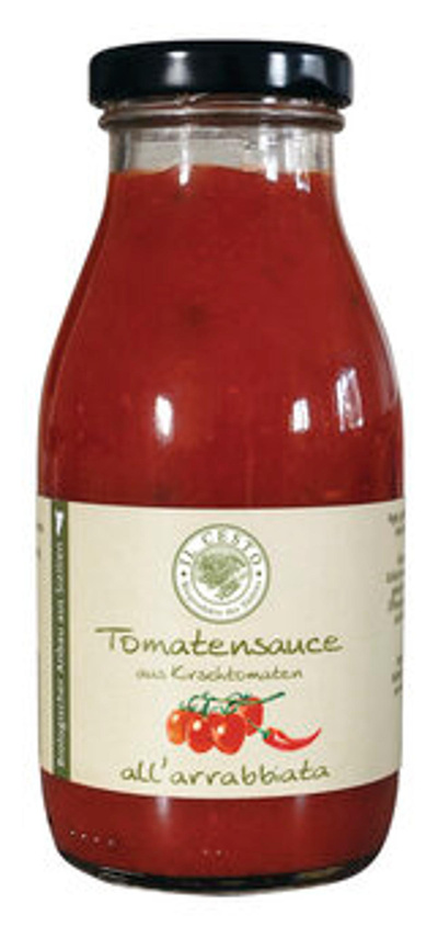 Produktfoto zu Tomatensugo Basilikum 280g San Vicario