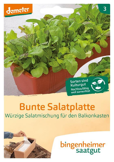 Produktfoto zu Bunte Salatplate SAATGUT