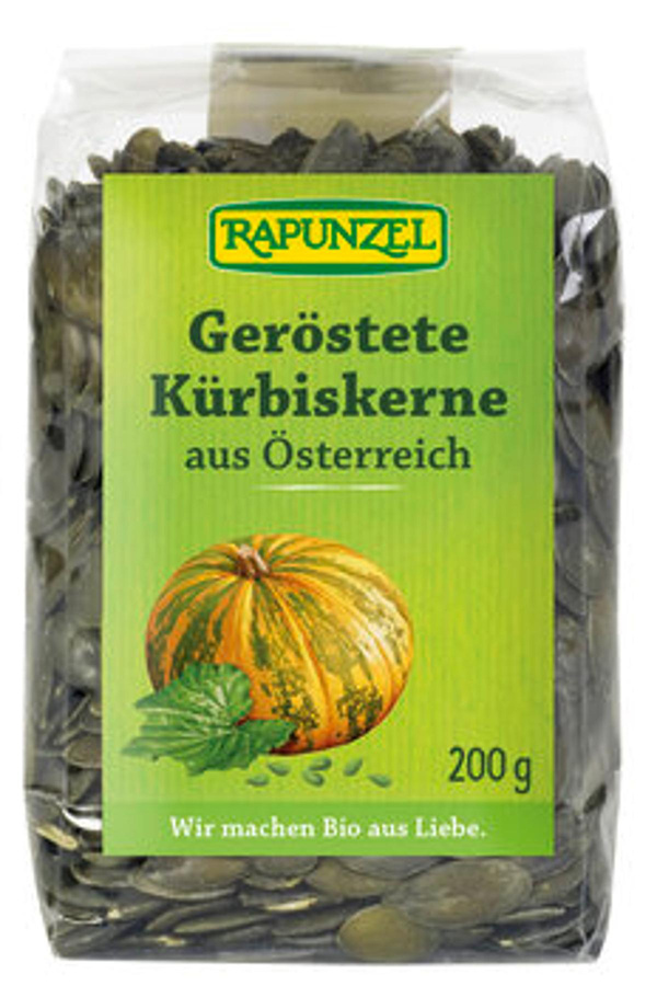 Produktfoto zu Kürbiskerne geröstet 200gr
