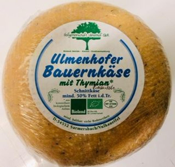 Produktfoto zu Bauernkäse . Ulmenhof, diverse Sorten ca. 220g Stück