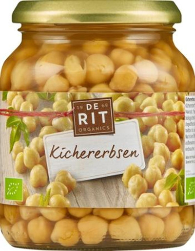 Produktfoto zu Kichererbsen im Glas, 360gr