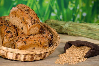 Produktfoto zu Dinkel Früchte Nuss Brot 500gr