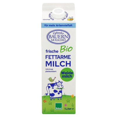 Produktfoto zu Fettarme Milch, frisch 1,5%  Fett, Tetra 1 Liter