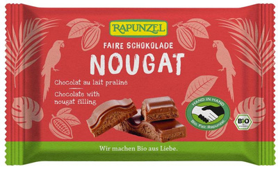 Produktfoto zu Nougat Schokolade 100gr