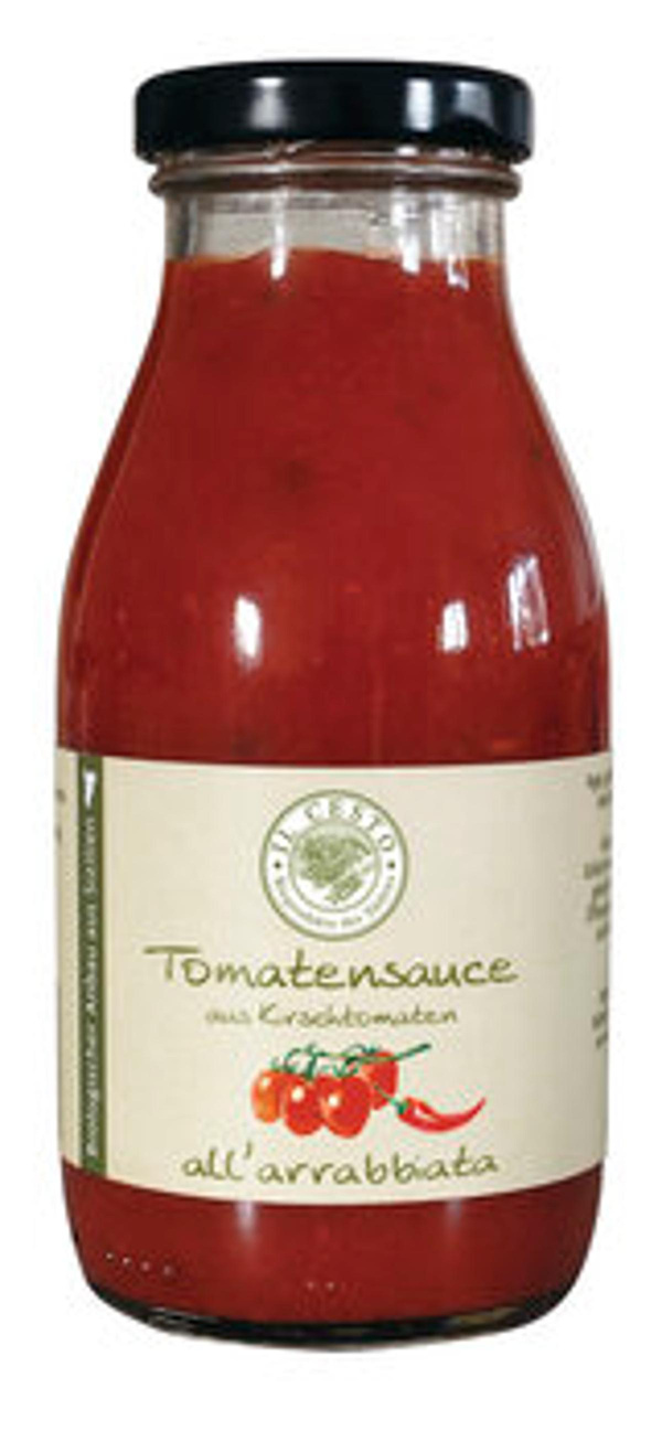 Produktfoto zu Tomatensugo Basilikum 280g San Vicario