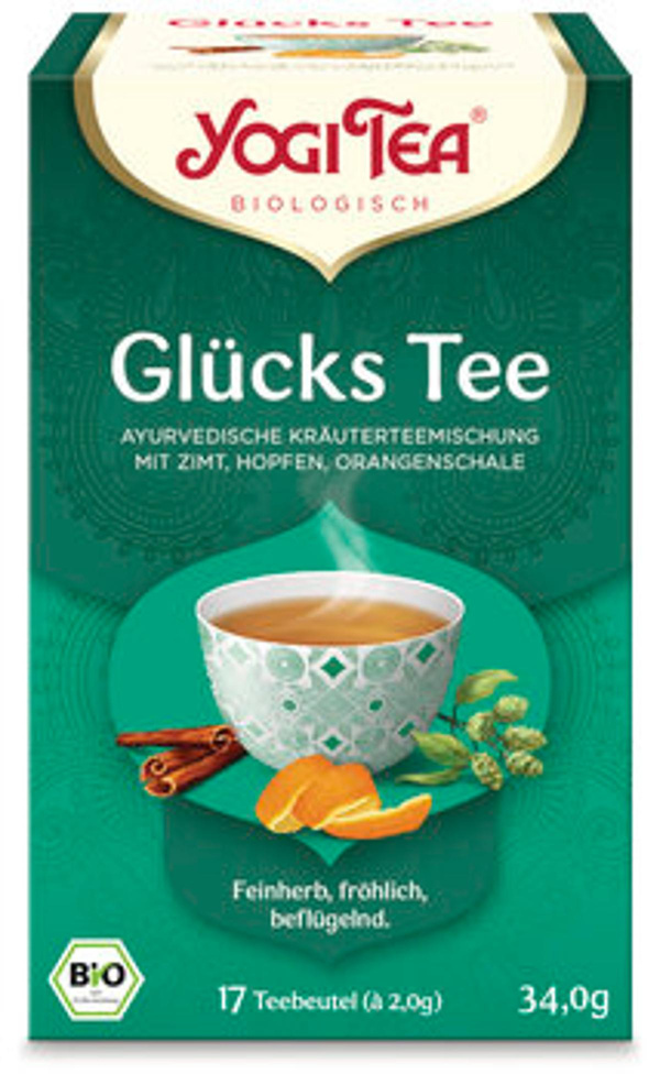 Produktfoto zu Yogi Tea Glücktee, 17 Beutel